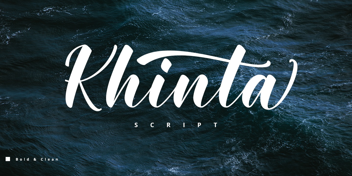 Example font Khinta #1